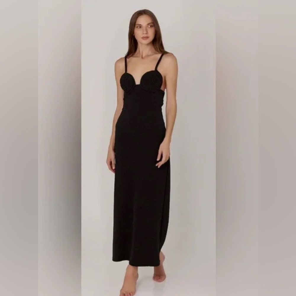 Bahia Maria ✨ NWT!! Elegant Black Maxi Dress